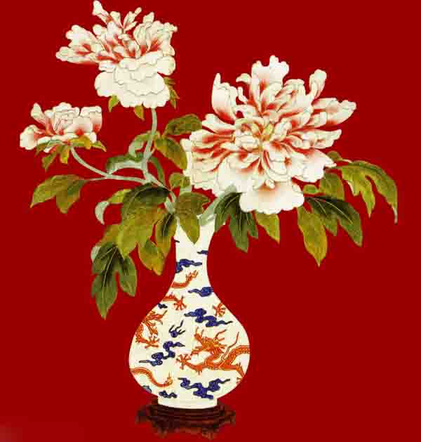 Photo, Image & Picture of Hunan Embroidery Vase